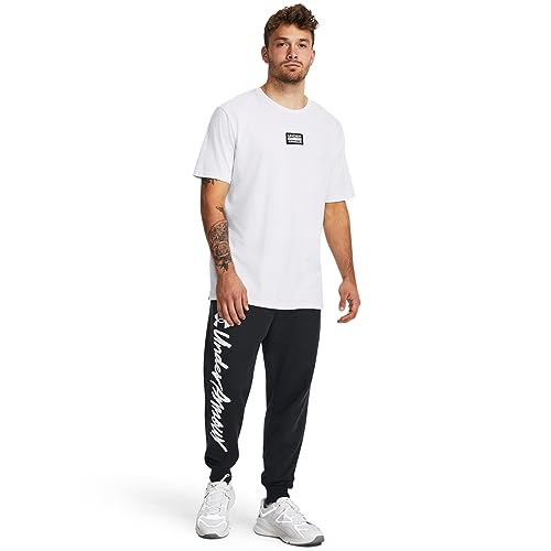 Under Armour Men's Rival Fleece Graphic Joggers3