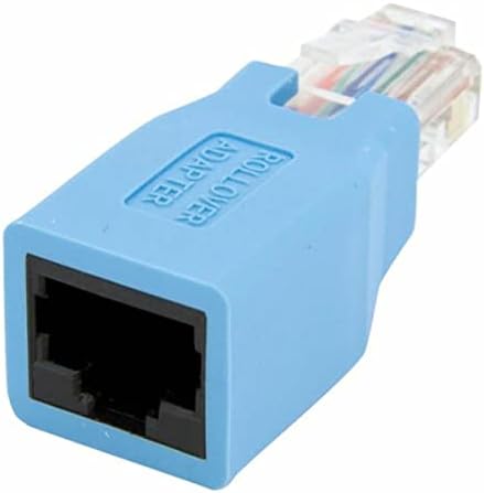 StarTech Cisco Console Rollover Adapter, RJ45 M/F, Blue, Network (ROLLOVER)
