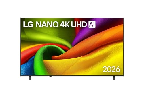 LG 75NU850B6LA 75 inch 4k UHD LED α7 AI Processor 4K Gen9 4K Super Upscaling HDR10 / HLG Game Dashboard AI Sound Pro (Virtual 9.1.2 Up-mix) AI Magic Remote webOS26 Gaming Mode [2026]
