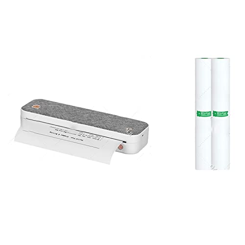 Image of Wireless Portable Thermal Printing for Travel Business Office Work Homework(Add 2Rolls 10Year)