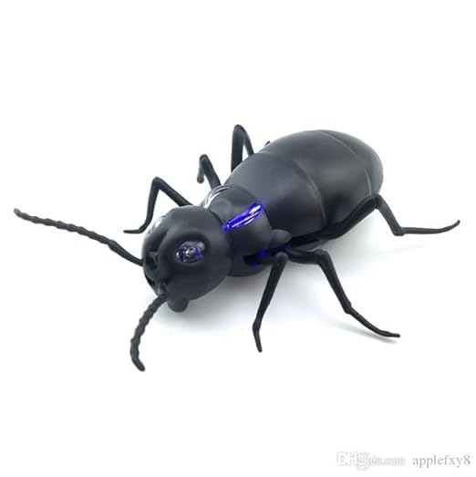 Image of RC Giant ANT Fake Ants Black 2 inch, Realistic Ant Halloween Prank Toys for Halloween Party Decoration, April Fool's Day Props