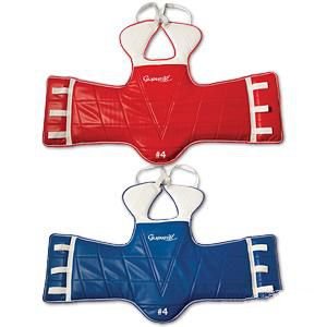 ProForce Gladiator TKD Reversible Chest Guard - Solid Target - Small - Size 2 Gi