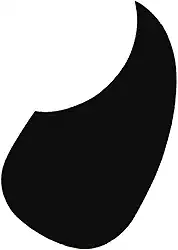 Escudo Para Violão Classico Adesivo Autocolante Preto