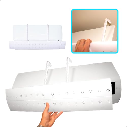 Defletor para Ar Condicionado Universal Ajustável 7 Até 30mil Btu
