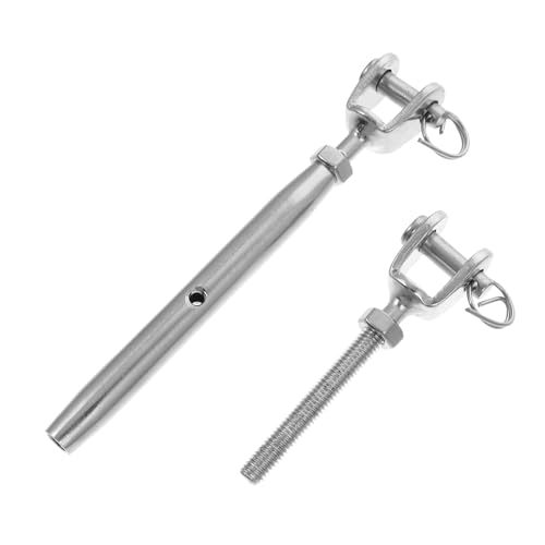 SOLUSTRE Adjustable Wire Tightener Screw Closed Body Turnbuckle for Camping and Fixing Jobs