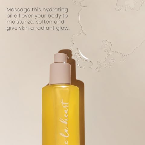 de la heart Golden Body Oil 3.4 fl oz | Nourishing Lightweight Body Moisturizer for Radiant, Silky Skin | Fast-Absorbing Natural Oil Blend with Subtle Glow | Hydration & Softness for All Skin Types - Image 7