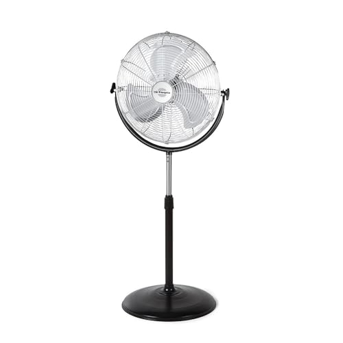 Orbegozo PWS 1950 - Ventilador de pie industrial, 3 velocidades, aspas metálicas, asa de...
