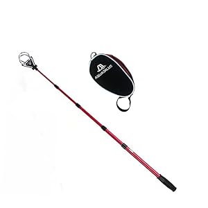 Aquadalus 15 feet Club Golf Retriever for Water, Telescopic Retriever with Headcover, Stainless Telescopic Extendable Golf Ball Retriever