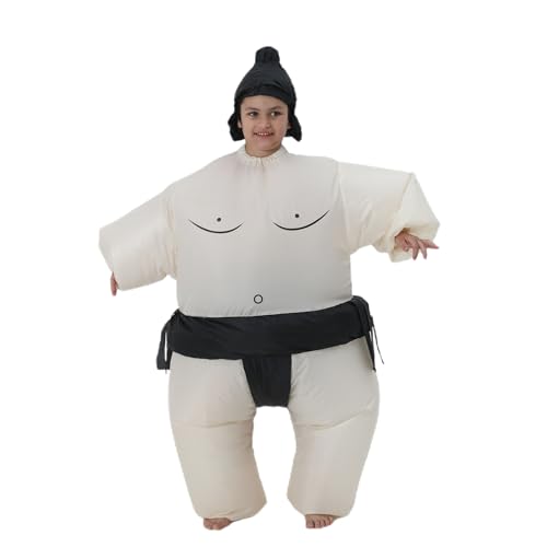 JOYBRO Costume Gonflable de Sumo pour Enfants, Costume Amusant de Sumotori, Déguisement Amusant pour Garçons et Filles, pour Halloween, Noël, Carnaval, Cosplay,...