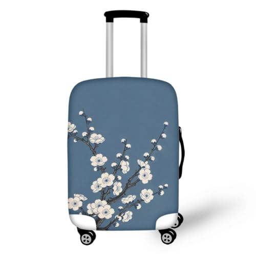 Housse valise XL fleur beige contre les chocs et salissures soute