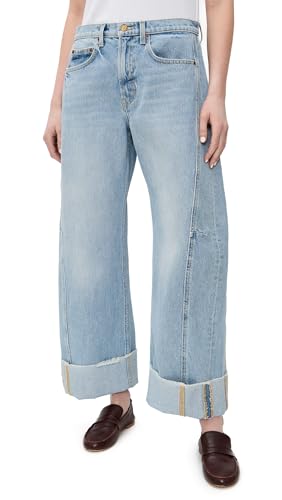 Women's Relaxed Cuffed Lasso Jeans