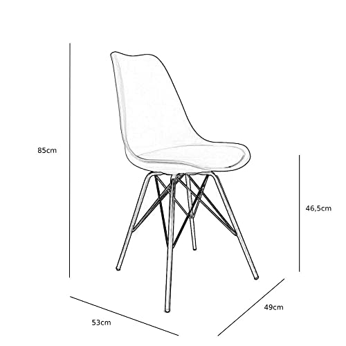 Cadeira Saarinen Black Edition - Base Tower Preta 