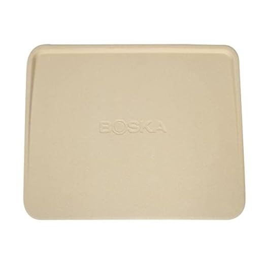 Boska Pizzasteen Deluxe rechthoekig/voor de oven en de grill/pizza's in steenovenkwaliteit/mooie verhoogde rand/cordieriet / 32x40 cm