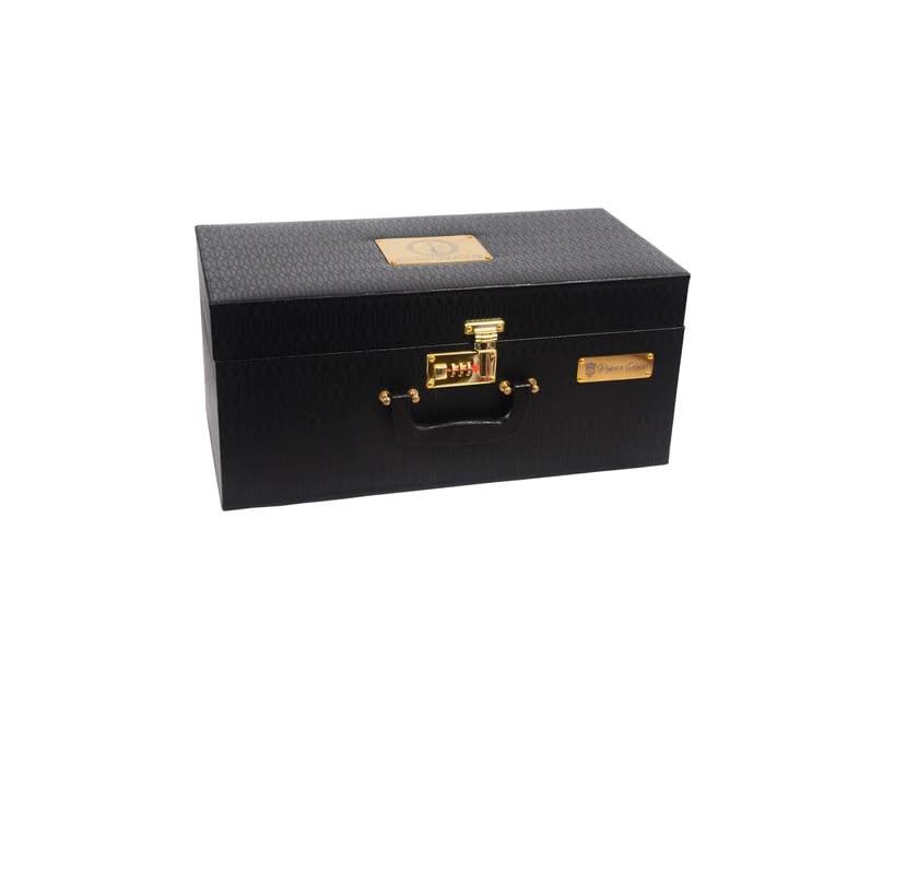 COCOYAYA Leather Cases For Hookah (Prince Series), Black