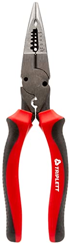 Image of Triplett TT-290 6-in-1 Multifunctional Pliers - Cut, Strip, and Crimp