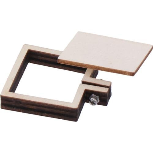 Aros de punto de cruz mini cuadrados para crear pendientes y joyería artesanal 3