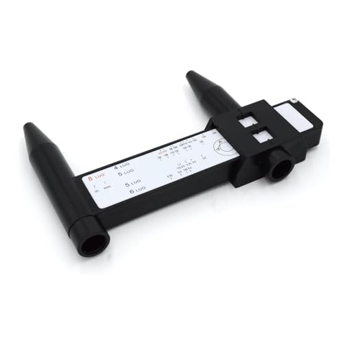 Image of C-HORSE WHEEL CONNECT PCD Gauge,Wheel /Rim Bolt Pattern Measuring Tool, PCD Ruler, Sliding Caliper for 4 5 6 8 Holes