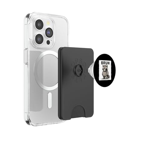PopSockets PopWallet MagSafe carcasa tarjetero mapache retro basura panda 3