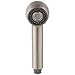 EarlyGlintsCX Kitchen Faucet Pull Out Spray Head, G1/2 Thread Universal Replacement Part - 2-Function Powerful Stream & Aerated Flow, Easy Tool-Free Installation, Durable ABS Plastic (Brushed Nickel)