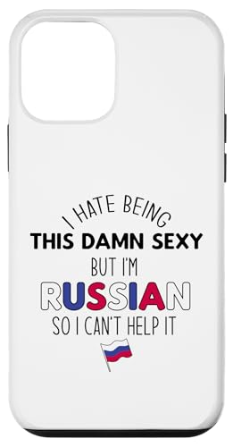 Carcasa para iPhone 12 mini ODIO SER MALDITO SEXY PERO SOY RUSO ASÍ QUE NO PUEDO AYUDAR Meme