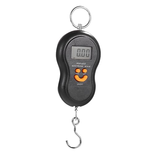 Alipis 1pc Portable Electronic Hook Scale Lightweight Kitchen Fishing Hoist Scale Compact Design with High Strength Hook Easy to Use Battery Included