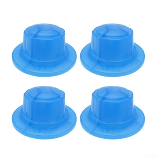 Tuerca de fijación para accesorios de ventilador eléctrico destinados a ventiladores de mesa y ventiladores de pared, diseñada con roscas inversas para mantener las cuchillas firmemente fijas (azul)
