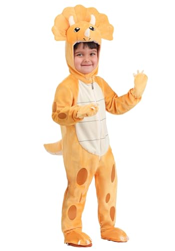 Disfraz Deluxe Toddler Triceratops para Niños con Jumpsuit miniatura 1