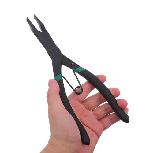 Alicates de punta plana SHINEOFI en ángulo para anillos de retención de acero resistente 5