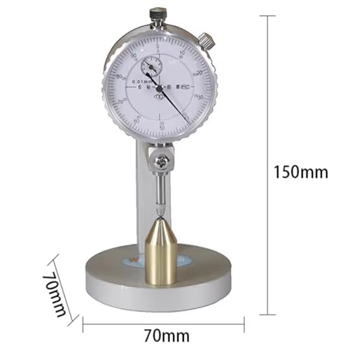 Calibrador de Grosor de Lentes para Gafas, Medidor Mecánico, Rango 0 a 10 mm, Precisión 0.01 mm, Herramienta de Medición para Tiendas Ópticas miniatura 5
