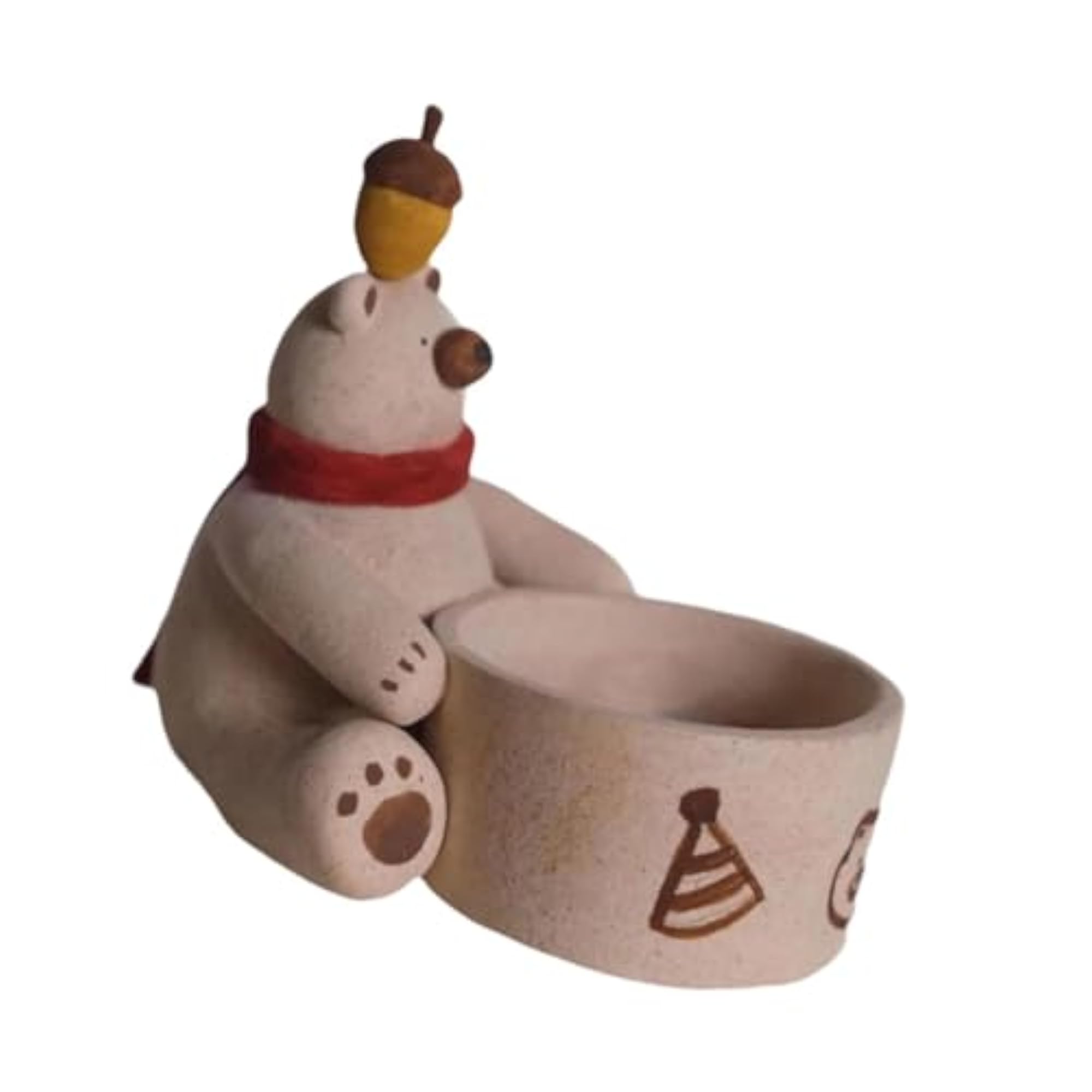 Cute Bear Candle Holder for Dining Table