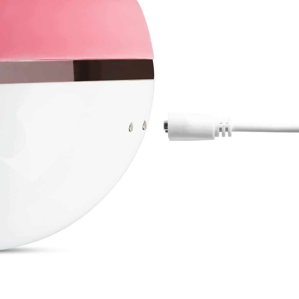 BeHorny Vibromasseur buccal et langue rechargeable en silicone, 3 modes, rose