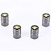 TK-KLZ 5Pcs Chrome Car Tire Valve Stem Caps for Chevrolet Cruze Camero Malibu Captiva Silverado Colorado Aveo Corvette Decorative Accessory