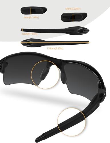 Image of Bowyer Replacement Rubber Kits Compatible with Oakley Flak 2.0 /Flak 2.0 XL Sunglass