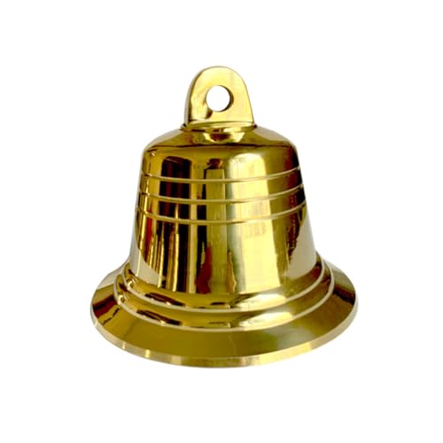 TOPPERFUN Campanas De Cobre Colgantes Vintage Adornos DIY para Puertas y Jardín Campanas Decorativas para Hogar