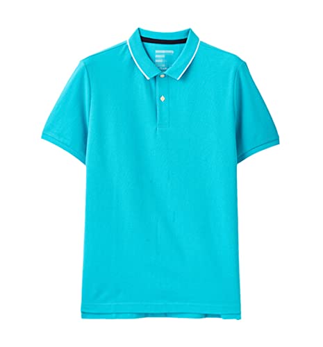Polo à manches courtes pour homme col plat classique et uni