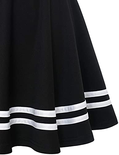 Image of Girls Kids Skater Skirts with Attached Inner Shorts (3 Years - 15 Years) rayon blend