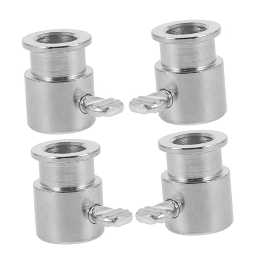 Veemoon 4pcs -Plated Grilling Rod Fixator for Gas Grill Rotisserie Sturdy Spit Stoppers Cooking and Effortless