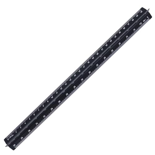 精密彫刻三角スケールエンジニアリング製図測定定規アルミ軽量多機能三角スケール定規