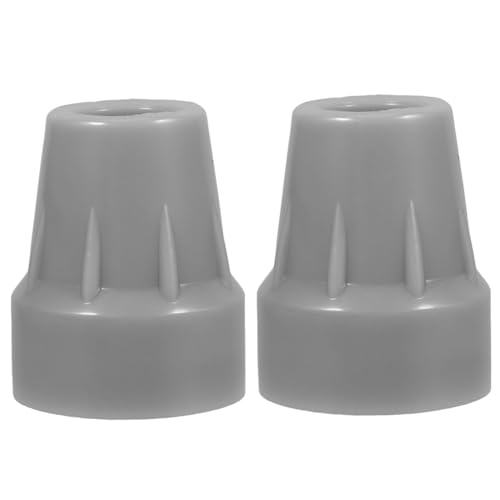 FOMIYES 2pcs Heavy Duty Anti-Slip Cane Tips Replacement Parts for Walking Sticks Crutches