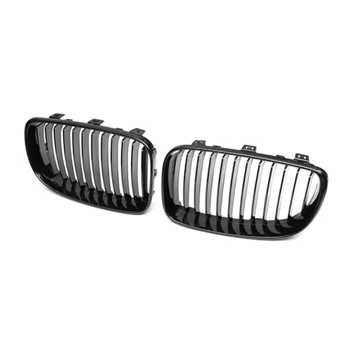Rejilla delantera para Serie 1 E87 E81 E82 E88 2007-2013 negro brillante 51137166439 3