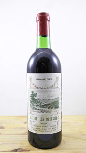 Vin 1979 Château des Brousteras bouteille de collection Bordeaux Médoc