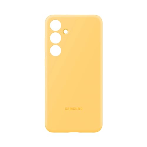 Image of SAMSUNG Galaxy S24+ Plus Silicone Phone Case, Protective Cover with Color Variety, Smooth Grip, Soft and Sleek Design, Snug Fit, US Version, EF-PS926TYEGUS, Yellow