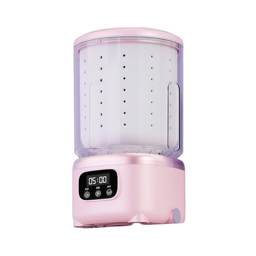 BRJX ミニ洗濯機 ポータブル下着洗濯機 2L大容量 USB充電 全自動 スピン機能付き 脱臭 ブルーライト消毒 収納簡単 軽量 静音 一人暮らし 簡単操作 省エネ 寮の部屋 子供服 ベビー用品 靴下 下着などに最適、一人暮らし 自宅 旅行に最適 (ピン