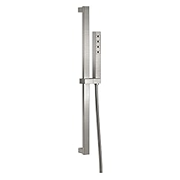 Delta Faucet Single-Spray H2Okinetic Slide Bar Hand Held Shower