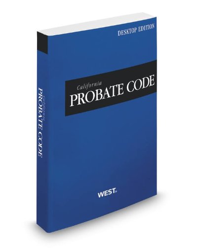 California Probate Code, 2014 ed. (California D... 0314652698 Book Cover