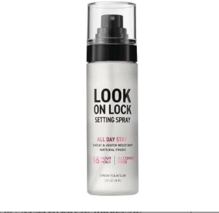 Look On Lock Setting Spray, Alcohol-Free, 16 HR Hold, Sweat Resistant, Longwear, 3.4 oz. (1 pack)