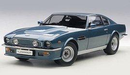 Miniature Model Zone Aston Martin V8 Vantage 1985 Car (Blue