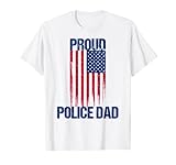 bandiera degli stati uniti polizia orgoglioso divertente t-shirt detective officer lavoro maglietta
