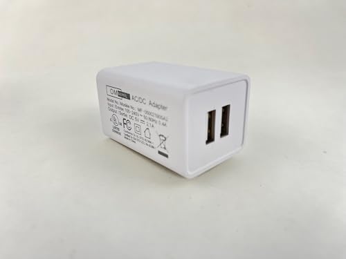 [UL Listed] OMNIHIL 2-Port Wall Charger Compatible with Anker 315 Wireless Charger