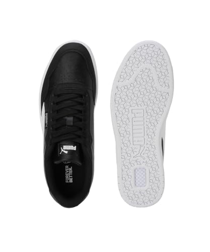 Image of Puma Herren Court Ultra Lite Sneaker, Puma Black Puma White Puma Silver, 46 EU